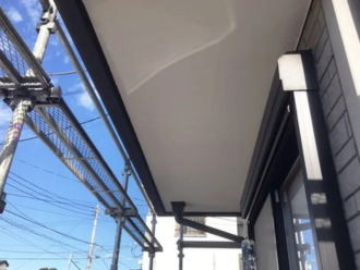 ケイカル板の軒天